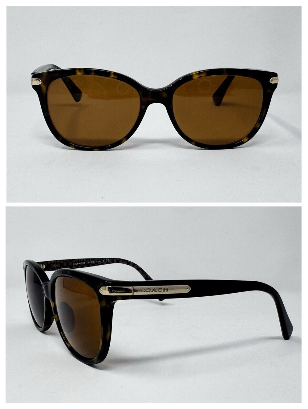 Coach HC8132 L109 Dark Tortoise Sunglass Frames Only 57-17-135